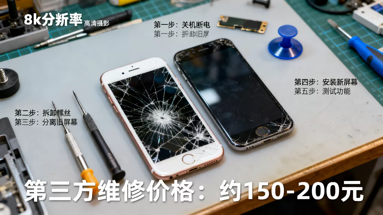 iPhone6屏幕碎了怎么换？iPhone6换屏幕多少钱