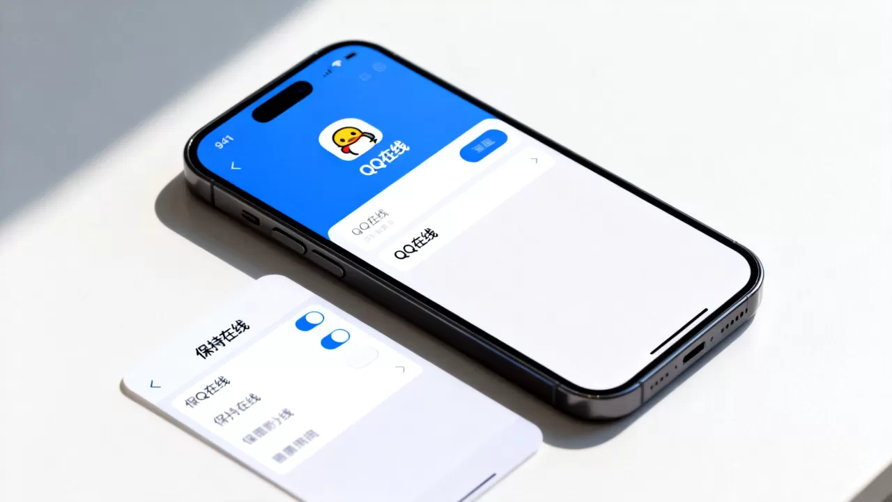 iPhone QQ一直在线怎么设置，iPhone QQ保持在线