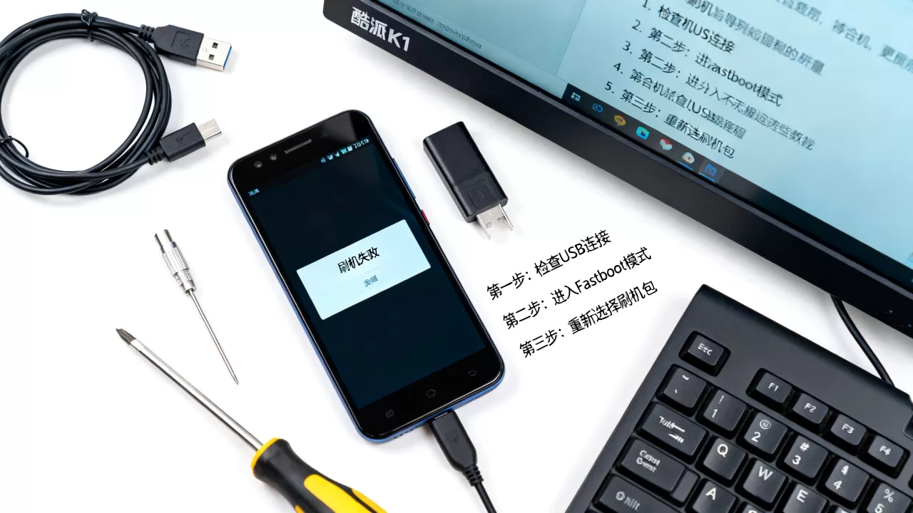 酷派k1联通版刷机失败怎么办，酷派k1刷机教程
