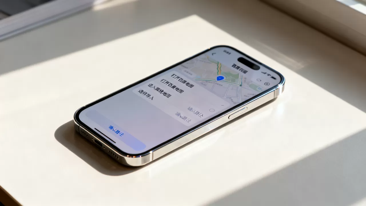 iphone百度离线地图怎么导入，iphone百度地图离线导入方法