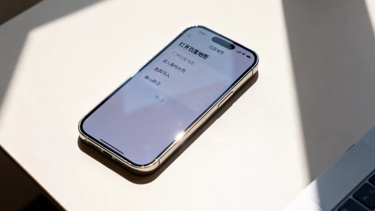 iphone百度离线地图怎么导入，iphone百度地图离线导入方法