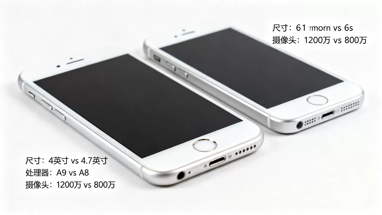 iphone se和6对比哪个好？iphone se和6s区别