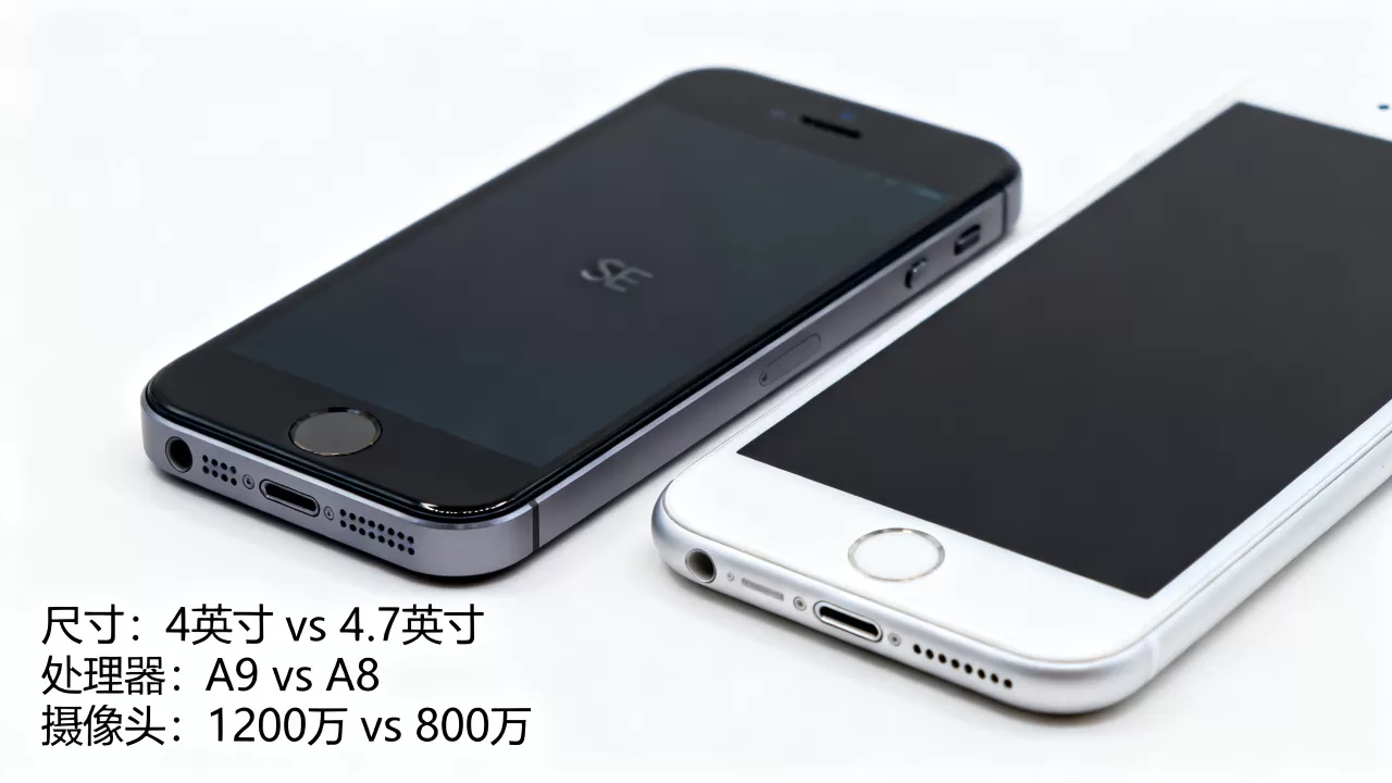 iphone se和6对比哪个好？iphone se和6s区别