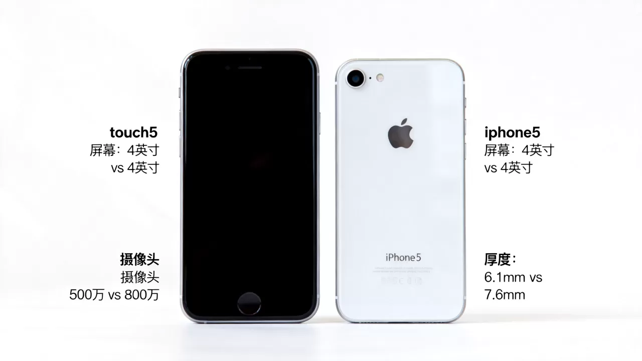 touch5和iphone5区别，touch5和iphone5哪个性价比高