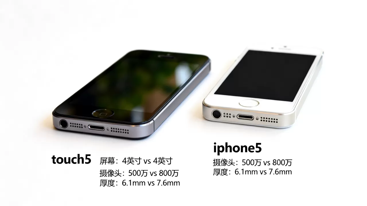 touch5和iphone5区别，touch5和iphone5哪个性价比高