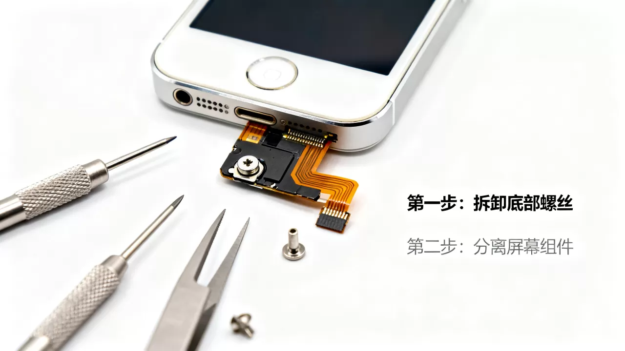 iphone5s home键排线坏了怎么修？iPhone5s home键排线