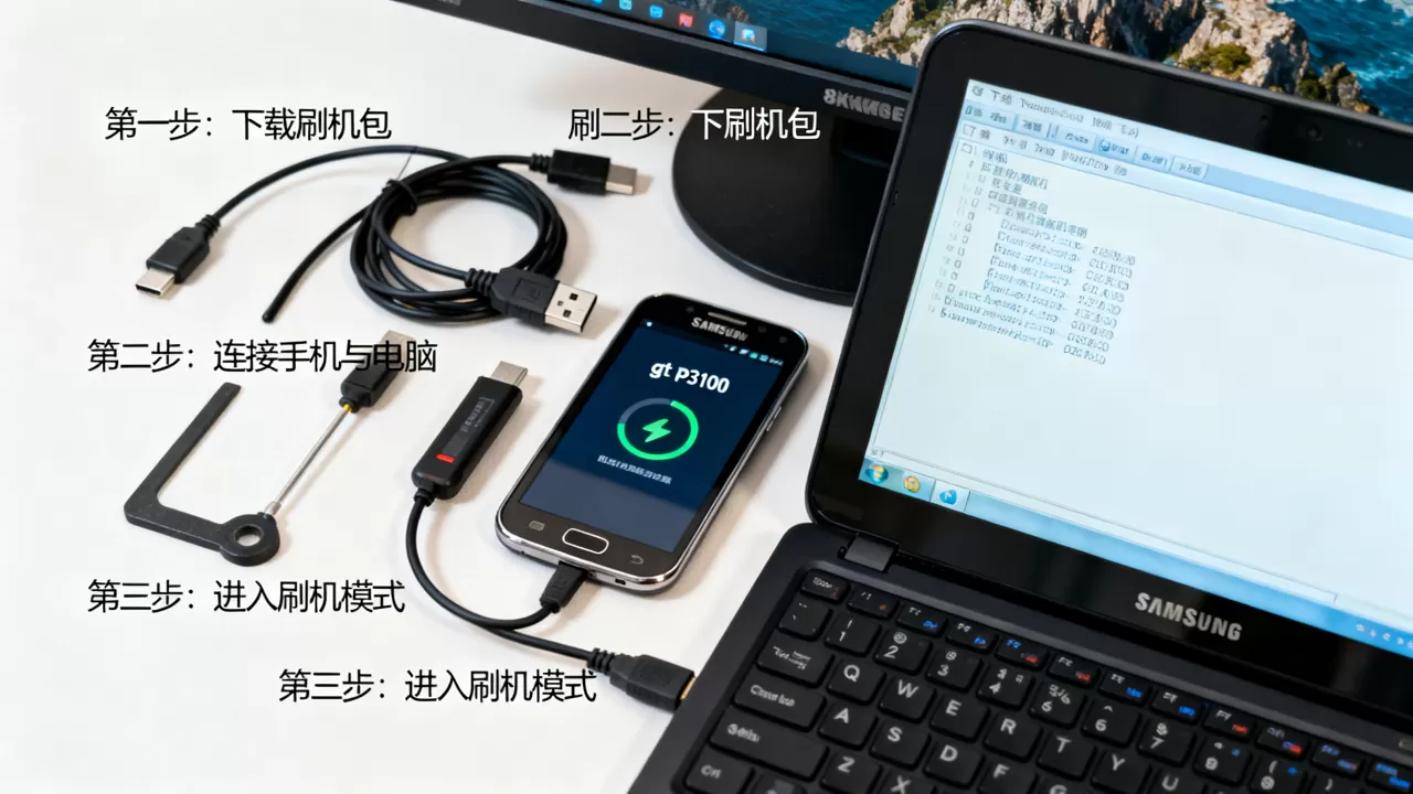 三星gt p3100 刷机教程，三星gt p3100刷机包下载