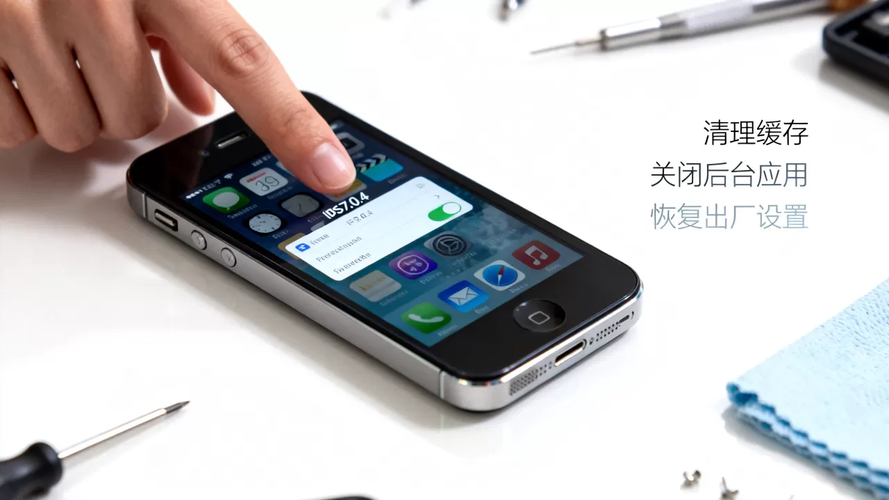 iphone4 7.0.4升级后变卡怎么办，iphone4 7.0.4升级