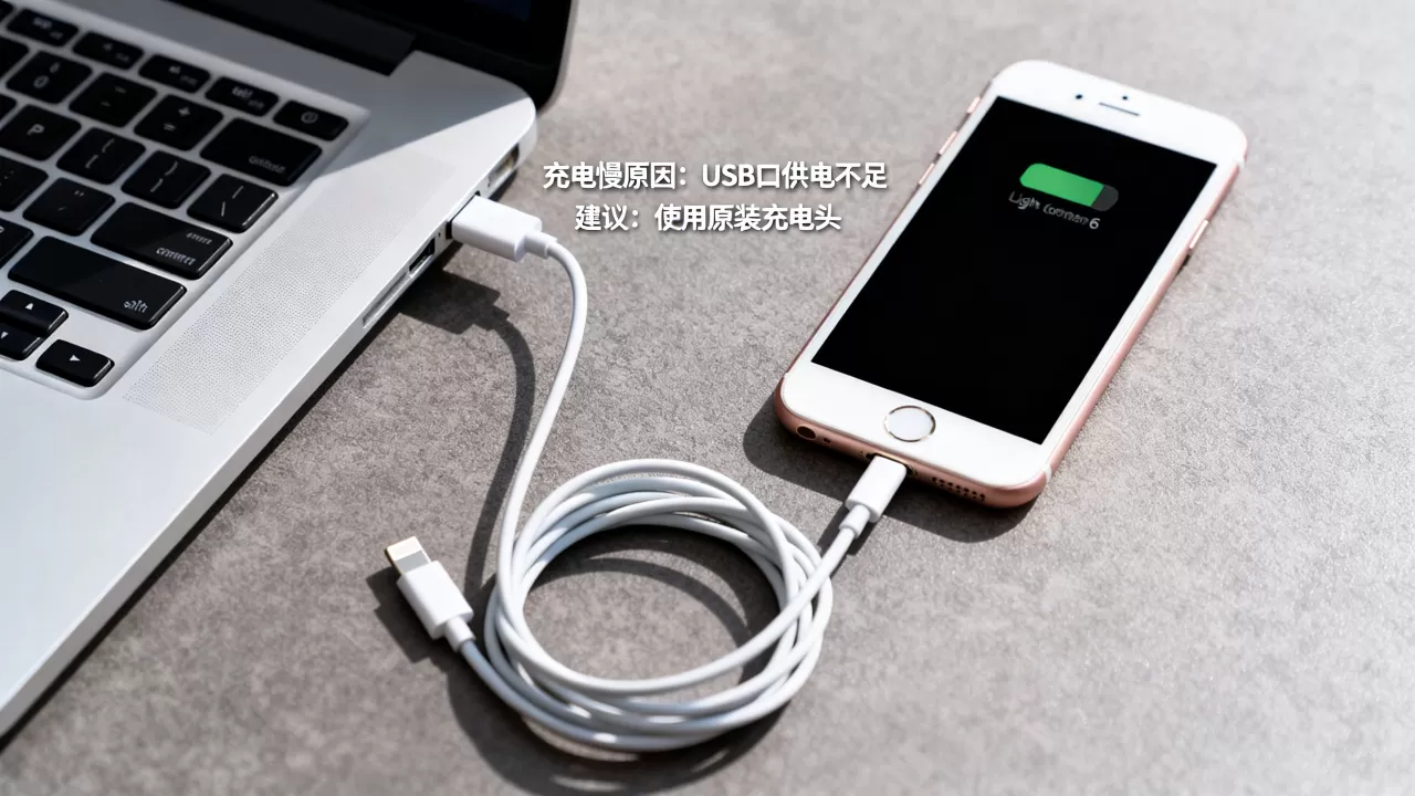 用电脑给iphone6充电慢怎么办,电脑给手机充电 用电脑给iphone6充电慢怎么办,电脑给手机充电