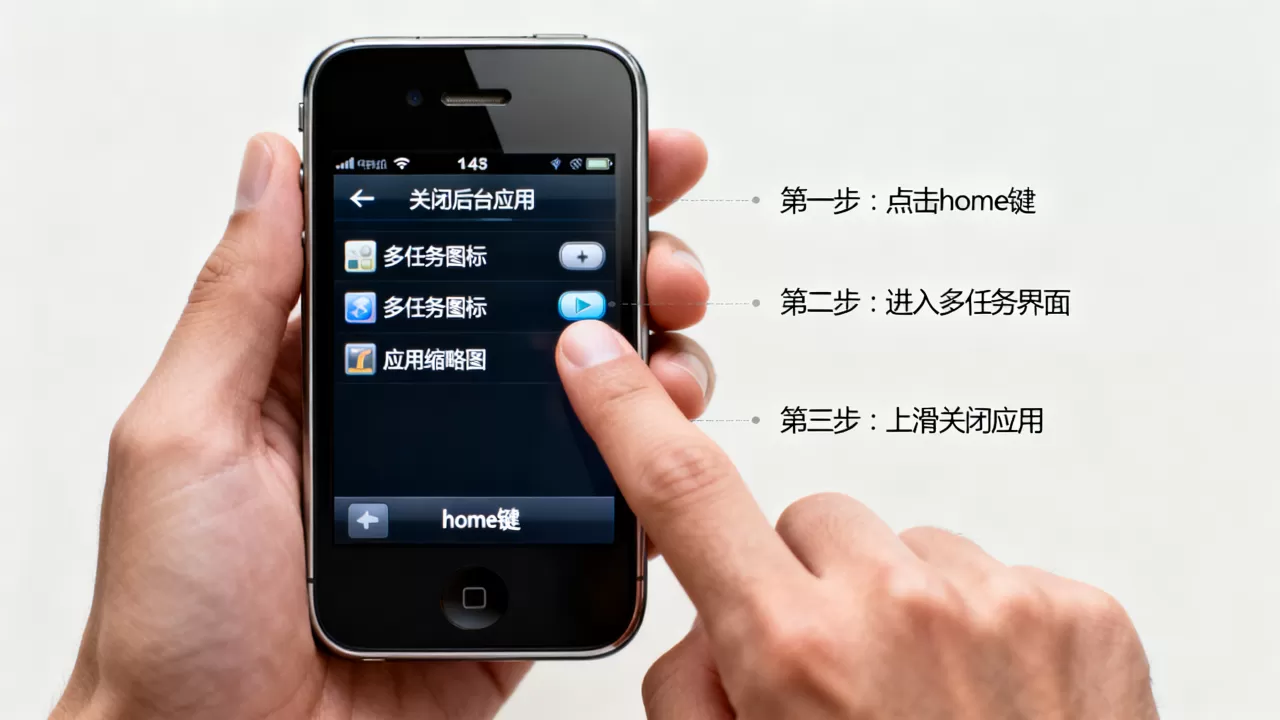 iphone4s怎么关闭后台,iphone4s如何彻底关闭后台应用 iphone4s怎么关闭后台,iphone4s如何彻底关闭后台应用