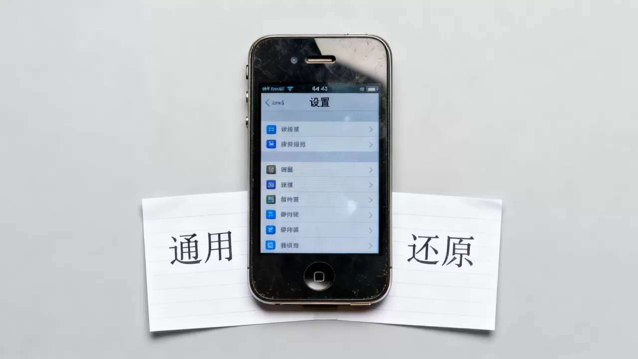 iphone4s还原出厂设置，iphone4s恢复出厂设置方法