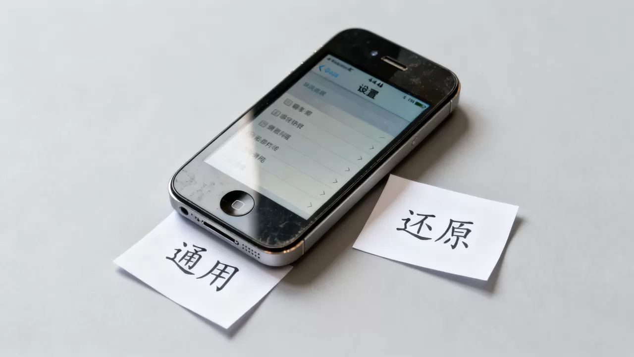 iphone4s还原出厂设置，iphone4s恢复出厂设置方法