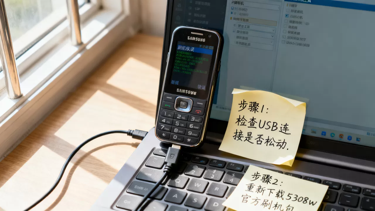 三星手机刷机失败怎么办？5308w三星刷机包下载