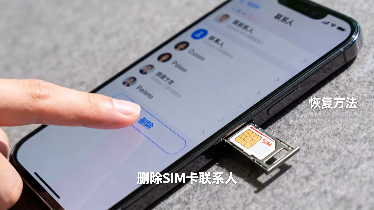 iphone删除sim卡联系人后还能恢复吗，iphone删除sim卡联系人