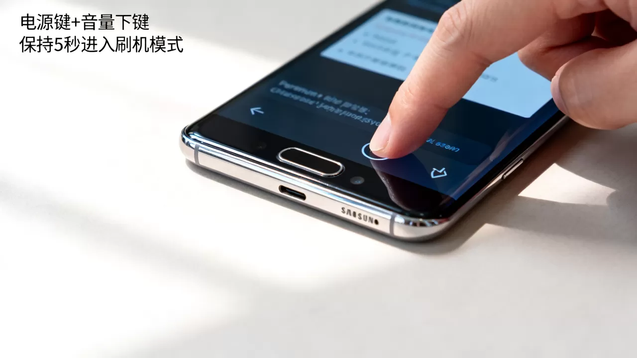 三星note怎么进入刷机模式，三星note刷机模式按键