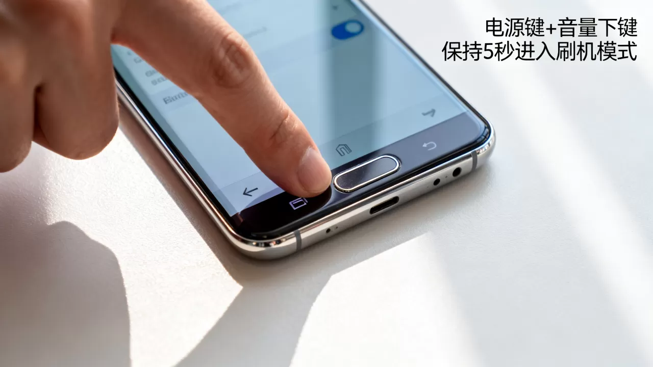 三星note怎么进入刷机模式，三星note刷机模式按键