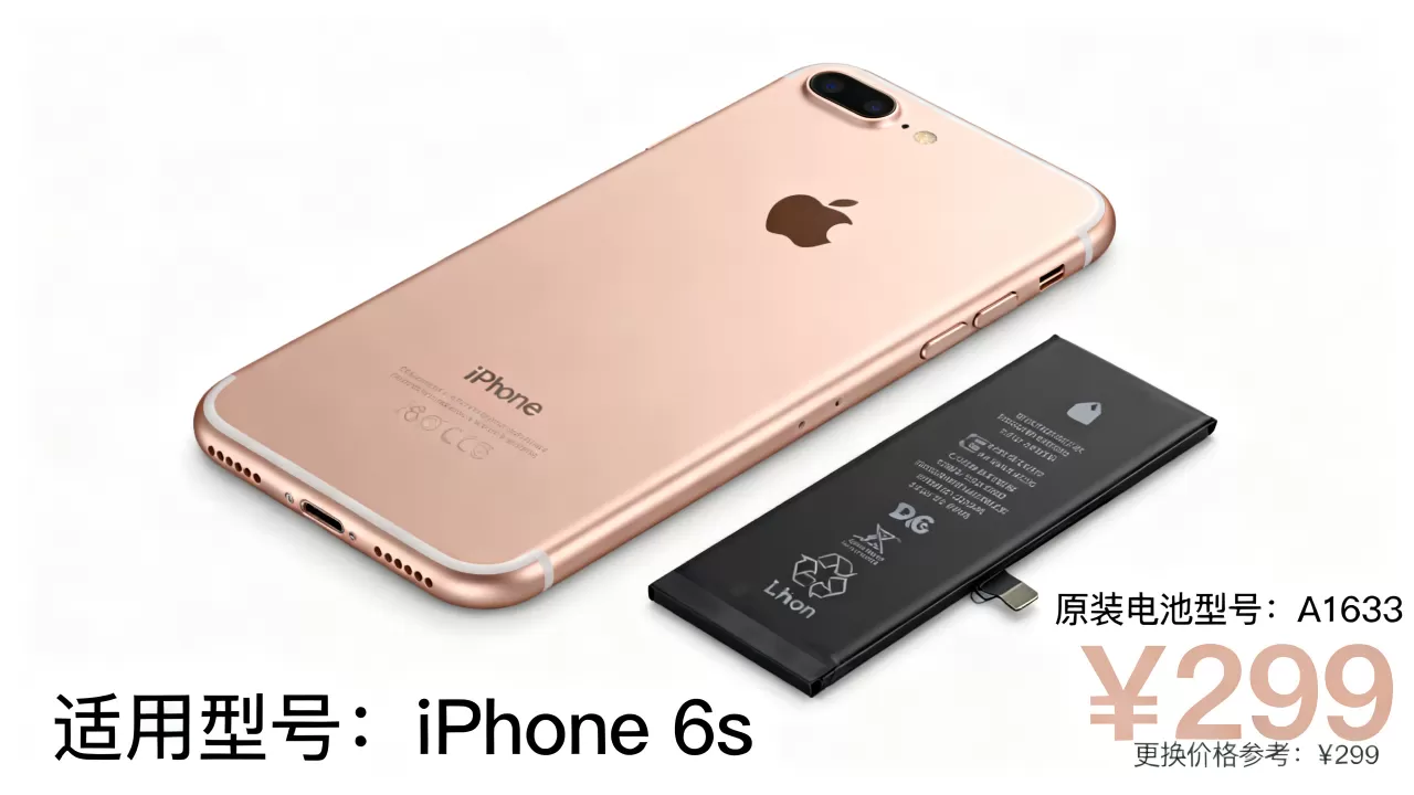 iphone6s用什么电池，iphone6s更换原装电池多少钱
