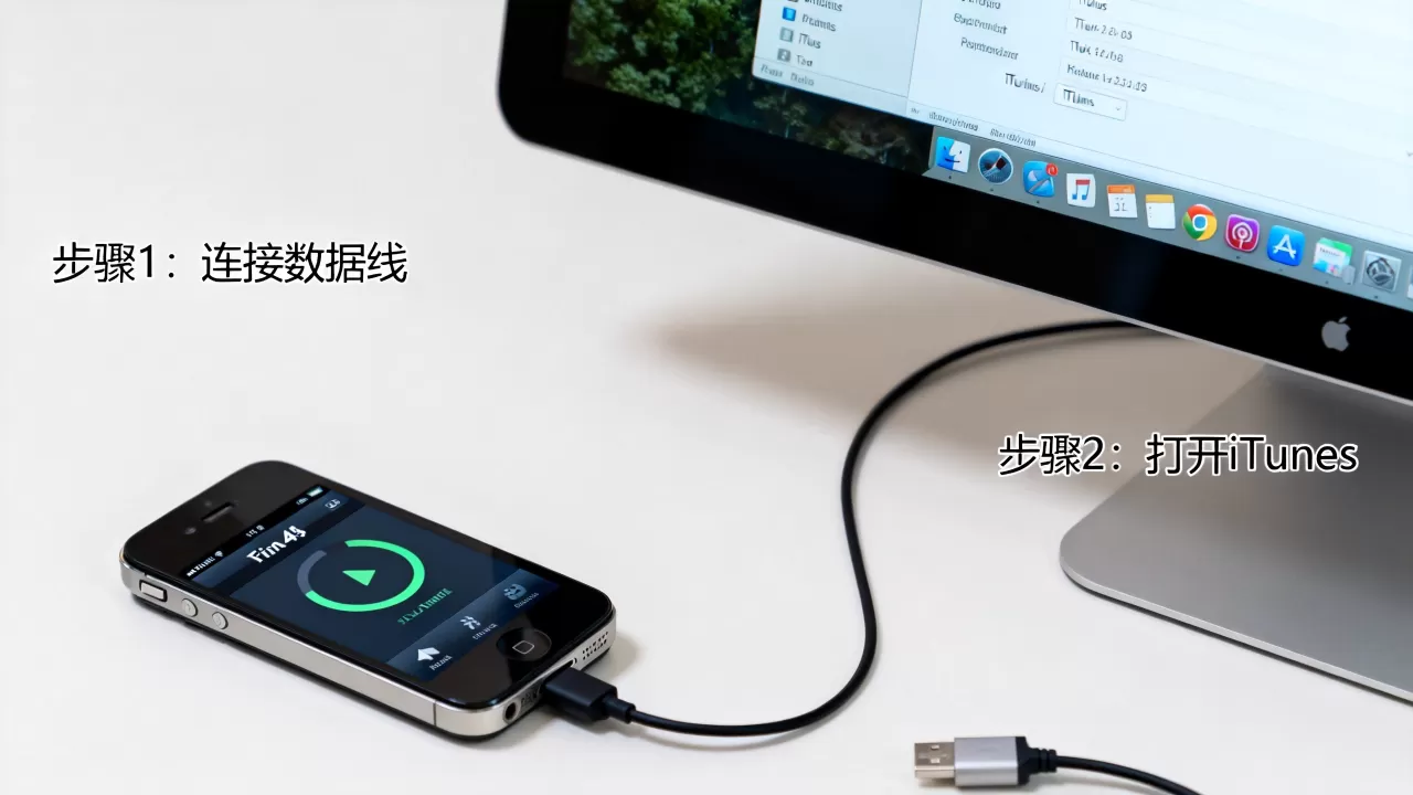 视频怎么导入iphone4s，iphone4s导入视频方法