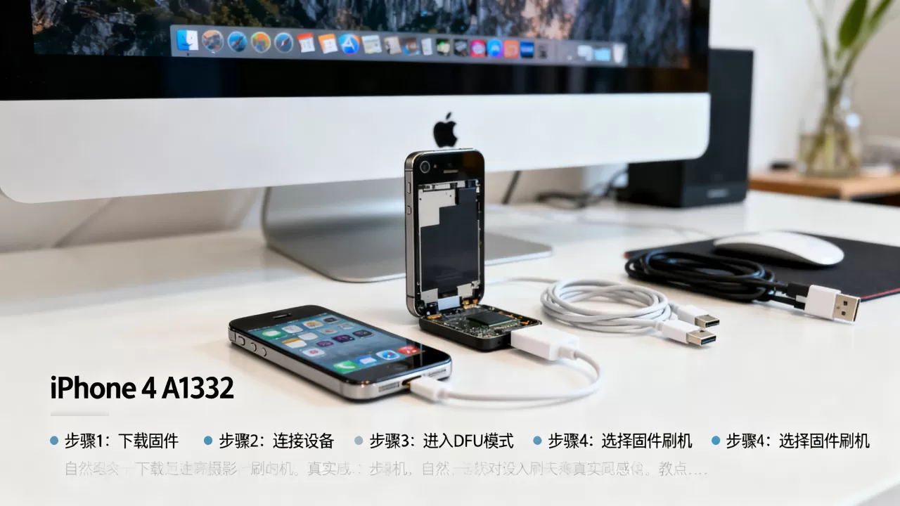 iPhone4 A1332固件怎么刷，iPhone4 A1332刷机教程