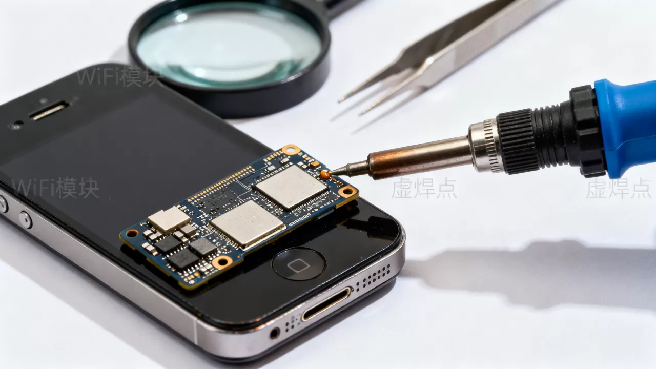 iphone4s wifi虚焊怎么办？iphone4s wifi虚焊维修