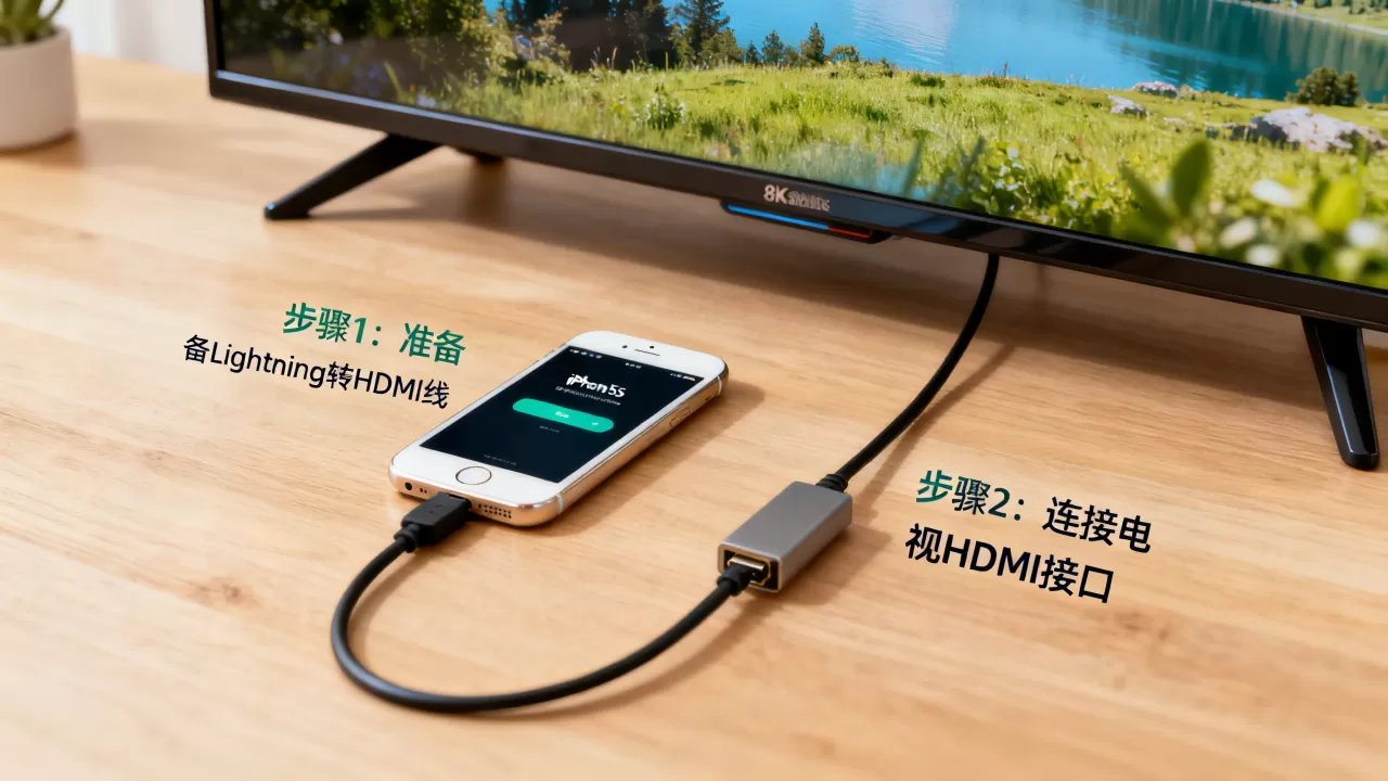 iphone5s怎么连接电视?iphone5s连接电视教程 iphone5s怎么连接电视?iphone5s连接电视教程