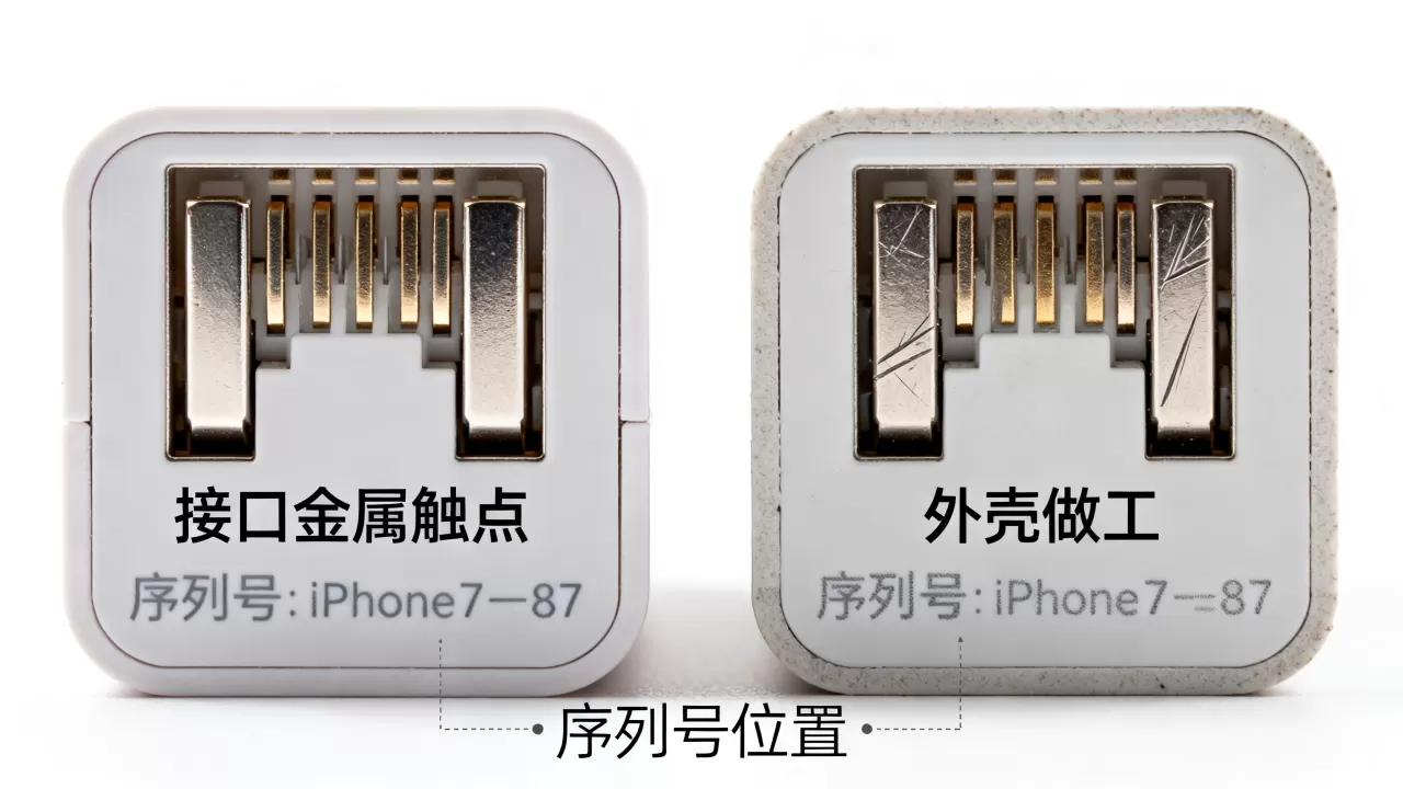 iphone7的充电头真假，苹果7充电器怎么辨别真伪