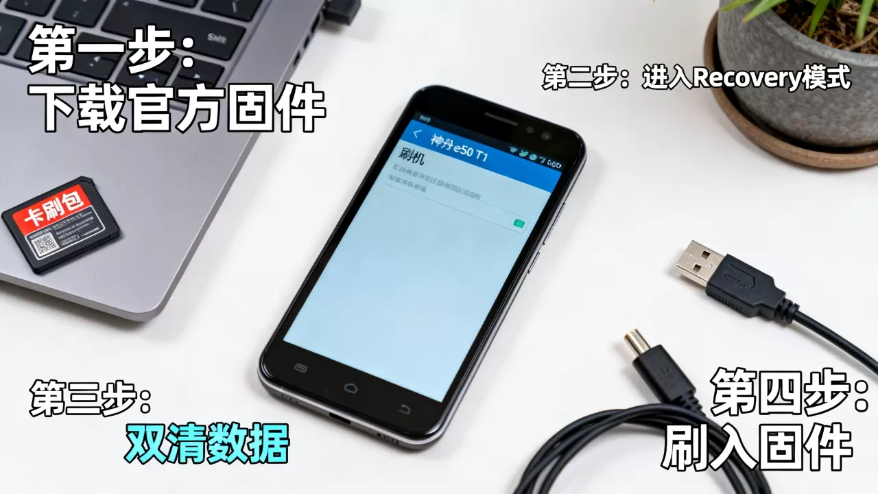 神舟e50 t1刷机教程，神舟e50 t1刷机变砖怎么解决