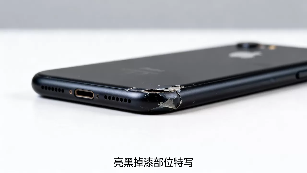 iphone7亮黑掉漆怎么办，iphone7亮黑