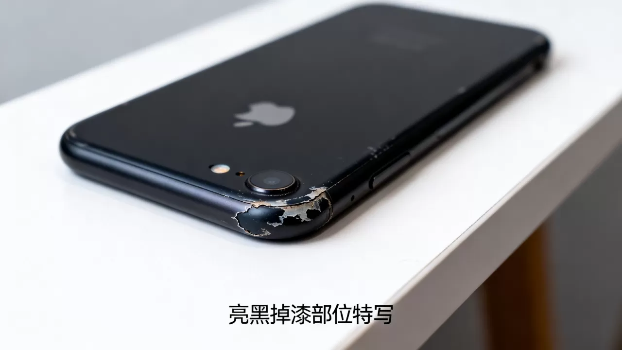 iphone7亮黑掉漆怎么办，iphone7亮黑