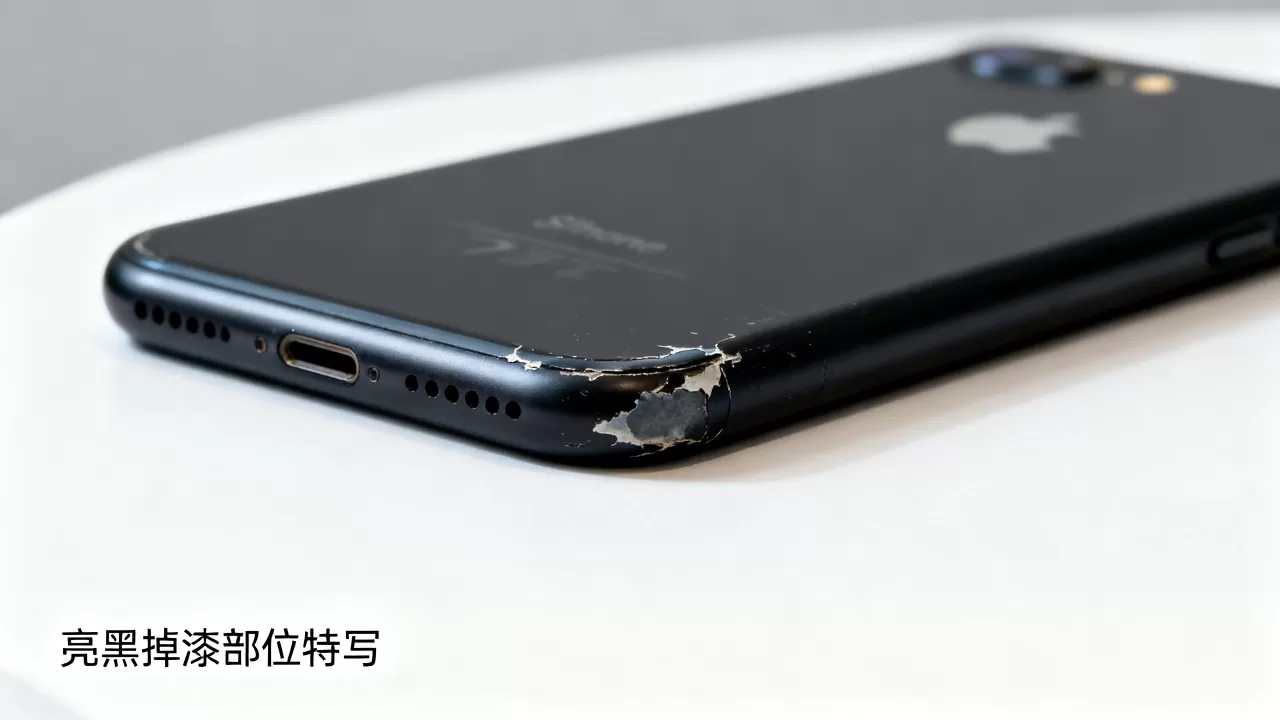 iphone7亮黑掉漆怎么办，iphone7亮黑