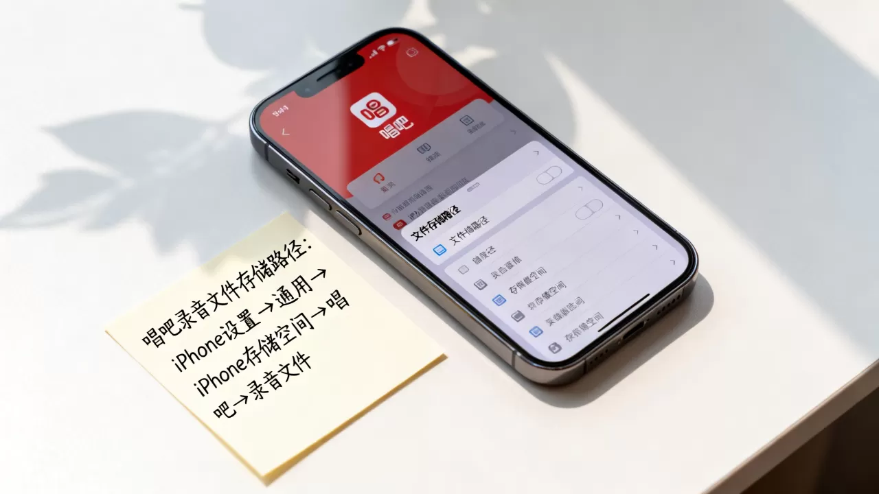 iphone唱吧的录音文件在哪，唱吧录音文件在哪里找