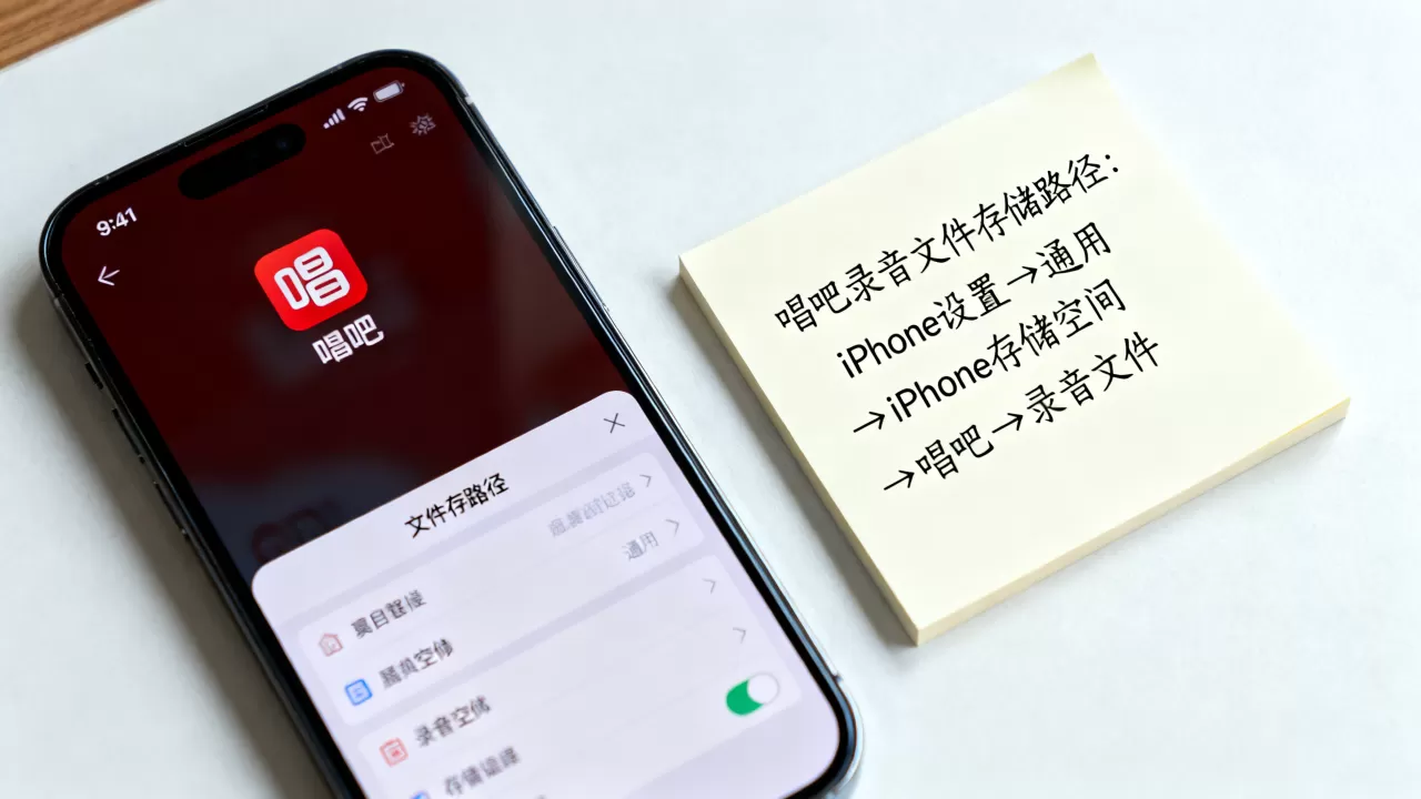 iphone唱吧的录音文件在哪，唱吧录音文件在哪里找