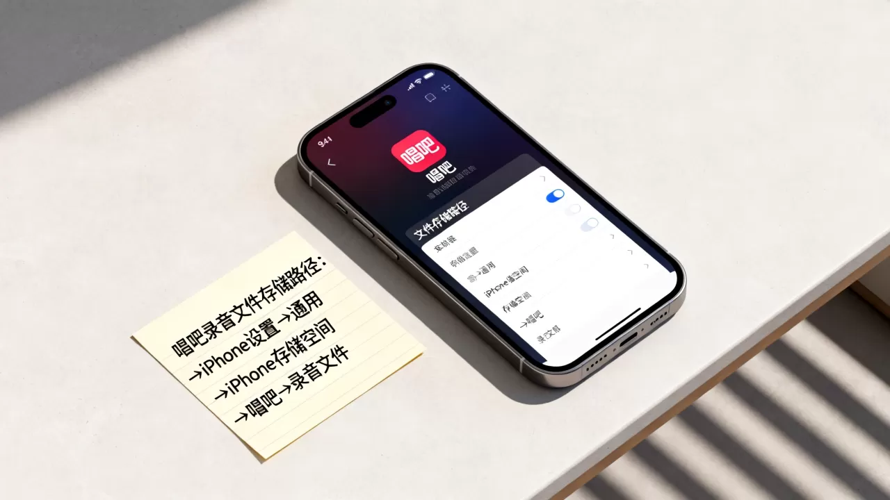 iphone唱吧的录音文件在哪，唱吧录音文件在哪里找