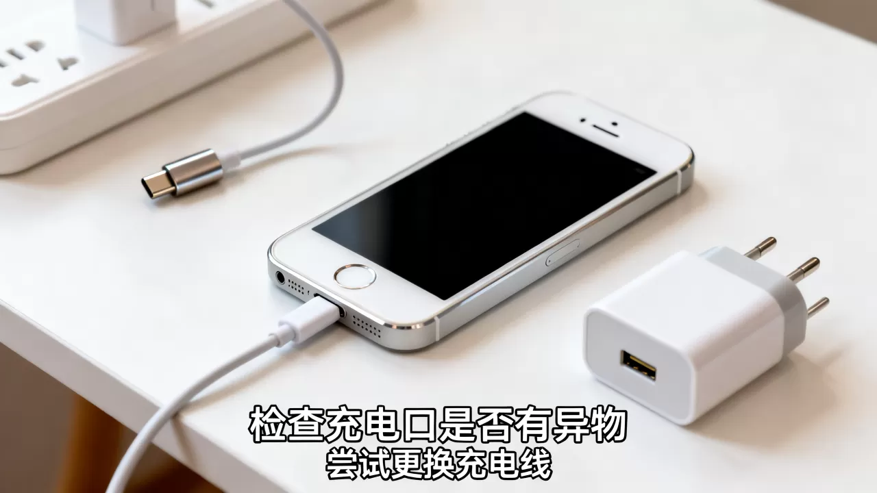 iphone5s不显示充电怎么办，iphone5s充电没反应