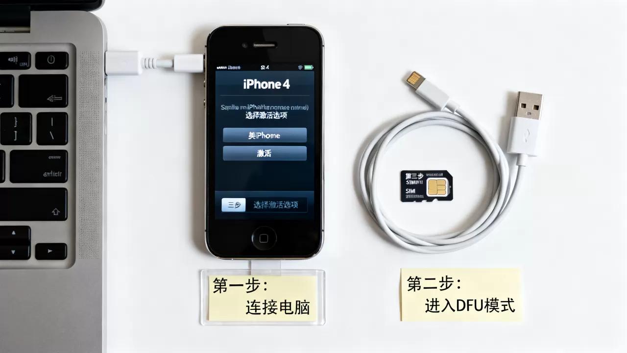 美版iphone4刷机后激活不了怎么办，iphone4刷机教程