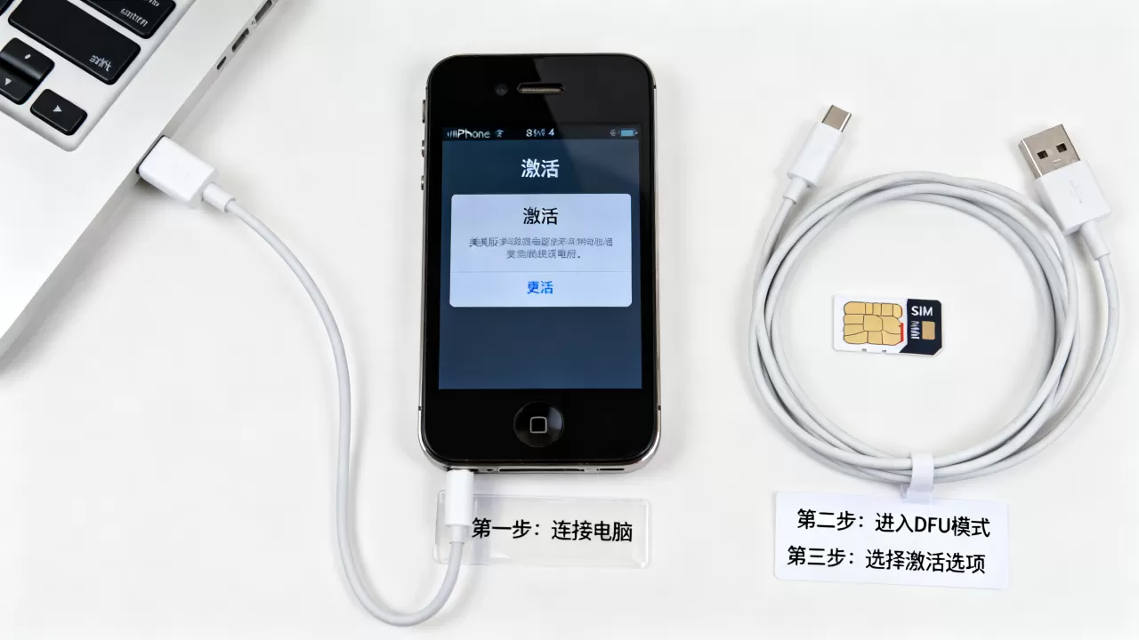美版iphone4刷机后激活不了怎么办，iphone4刷机教程
