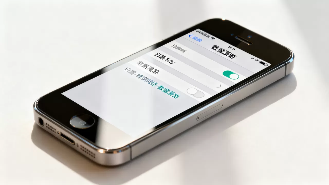 日版iPhone5s数据漫游能用吗，iPhone5s数据漫游设置