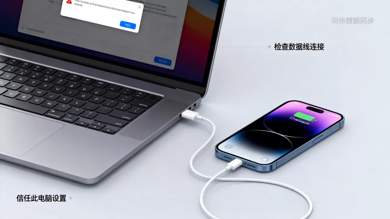 未能同步iphone因为这台电脑，iphone无法同步怎么解决