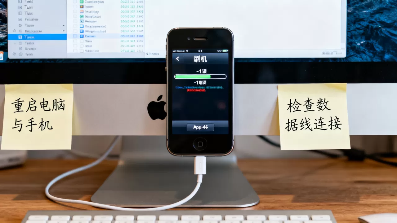 苹果4s刷机出现-1怎么办,苹果4s刷机出现-1解决方法 苹果4s刷机出现-1怎么办,苹果4s刷机出现-1解决方法