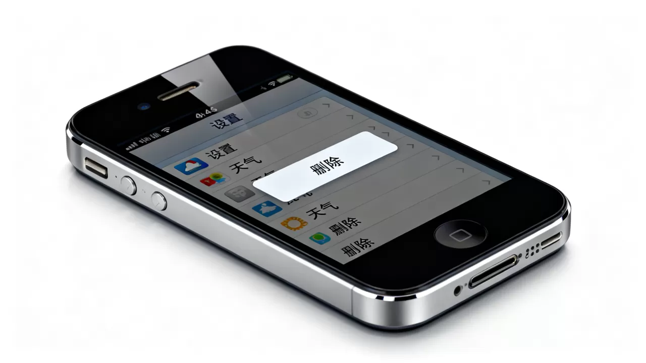 iphone4s怎么删除自带软件，iphone4s卸载系统自带应用