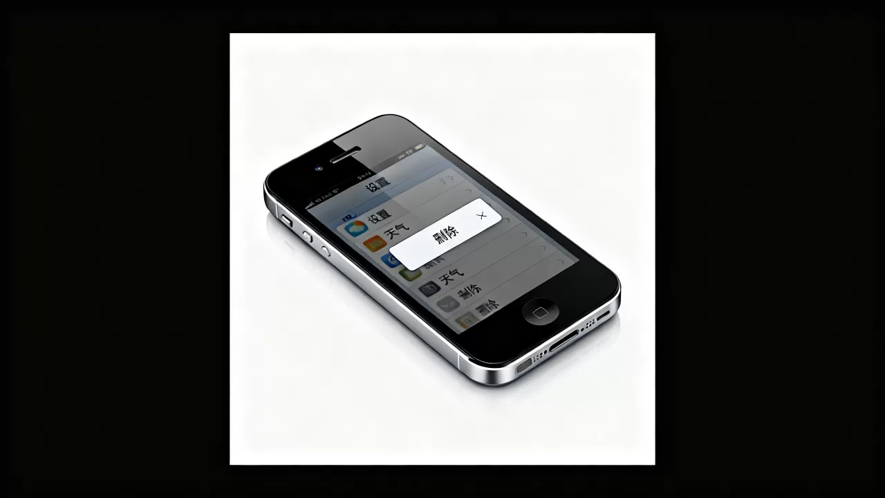 iphone4s怎么删除自带软件，iphone4s卸载系统自带应用