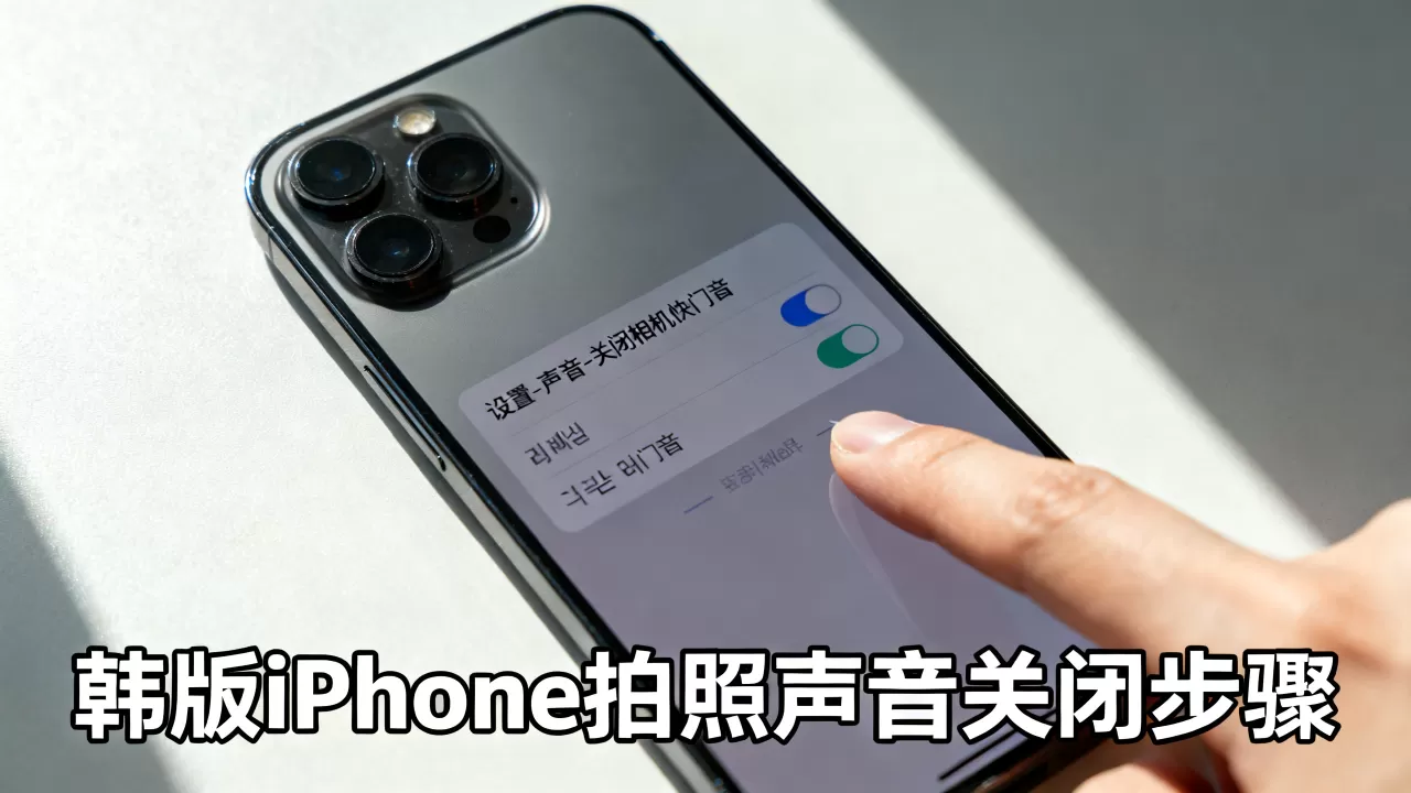 韩版iphone拍照声音怎么关,关闭相机快门音 韩版iphone拍照声音怎么关,关闭相机快门音