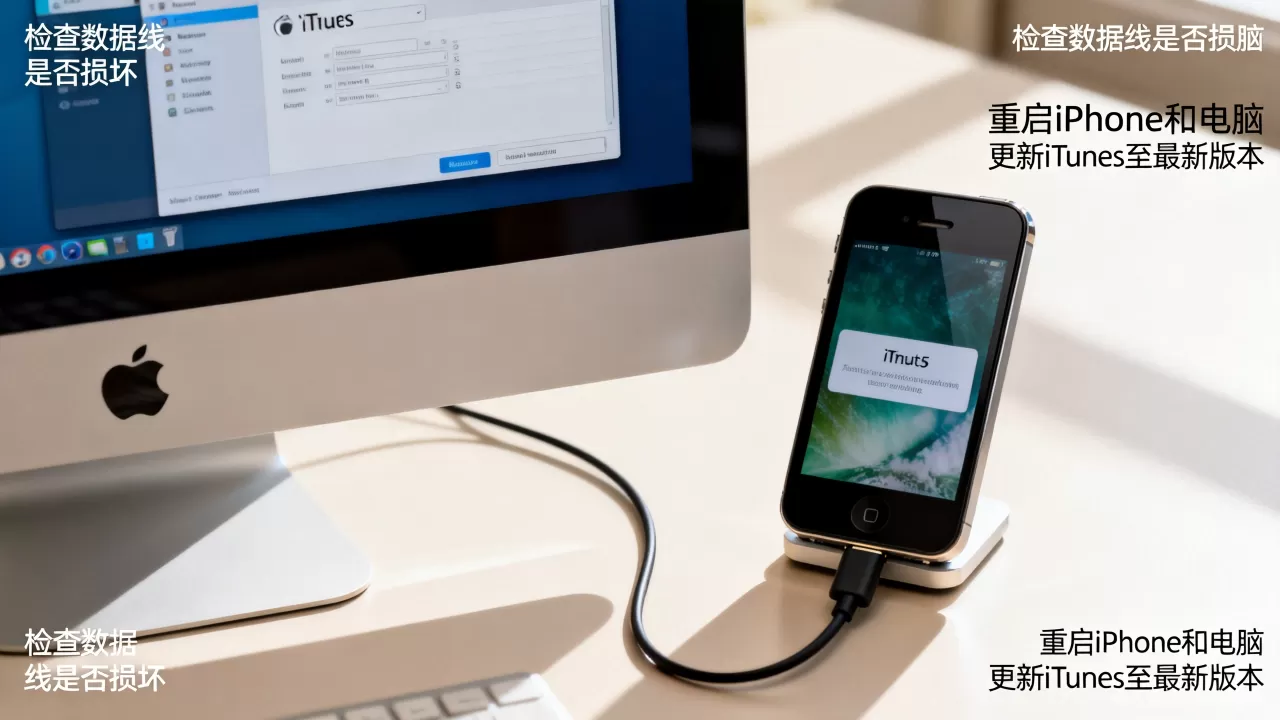 iphone5出现itunes怎么办，iphone5连接itunes无反应