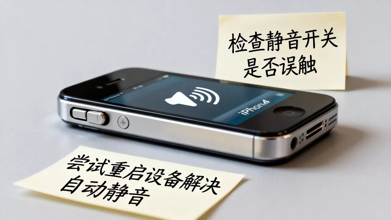 iPhone4自动静音怎么解决？iPhone4故障自动静音
