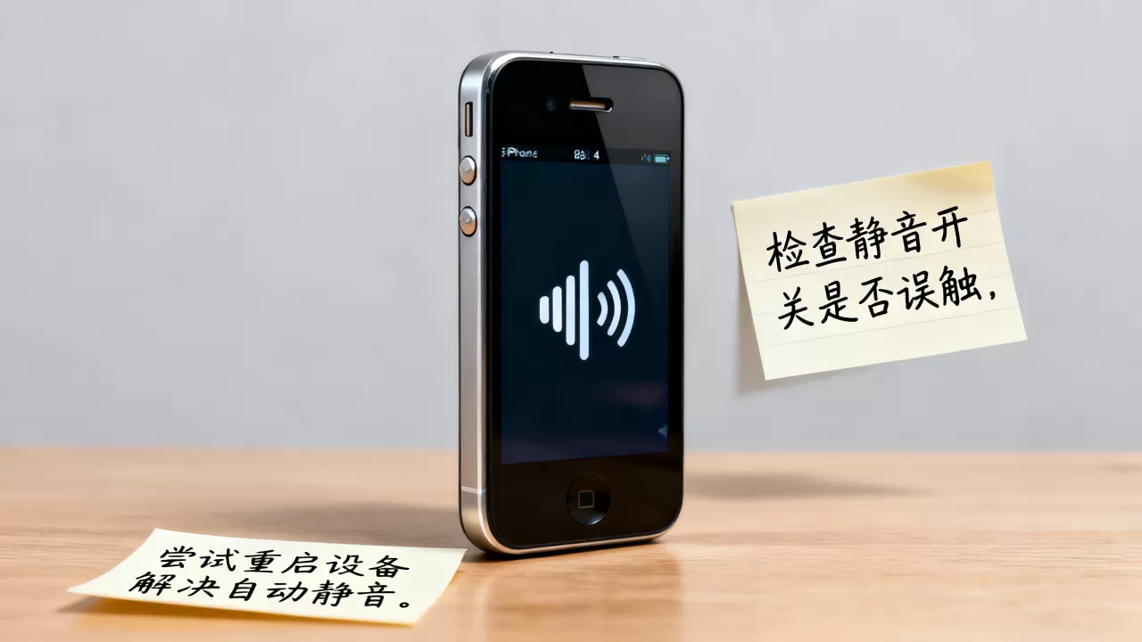 iPhone4自动静音怎么解决？iPhone4故障自动静音