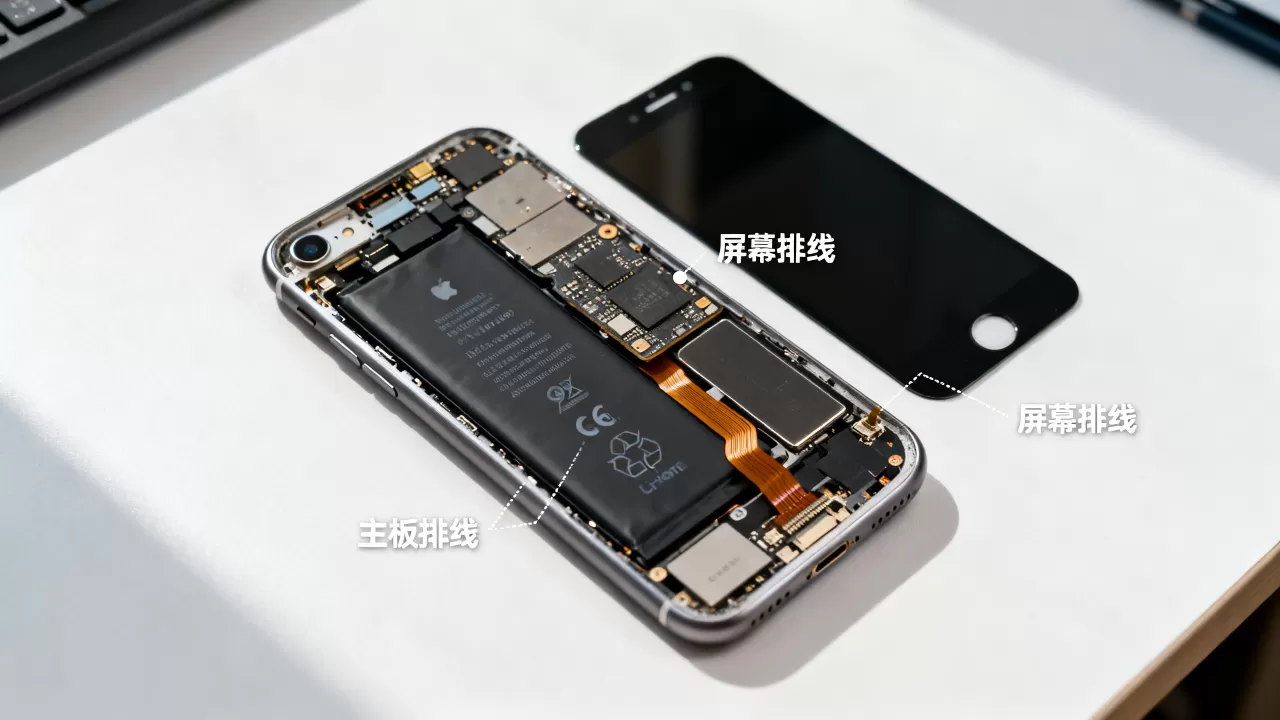iphone6的排线在哪里,iphone6排线位置图解 iphone6的排线在哪里,iphone6排线位置图解