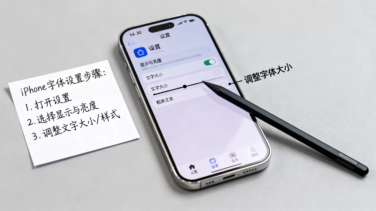 iphone怎么改系统字体,iPhone更换字体大小和样式 iphone怎么改系统字体,iPhone更换字体大小和样式