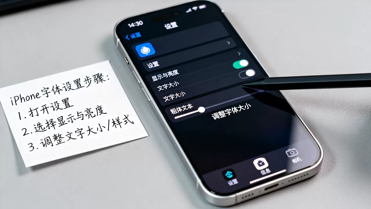 iphone怎么改系统字体,iPhone更换字体大小和样式 iphone怎么改系统字体,iPhone更换字体大小和样式