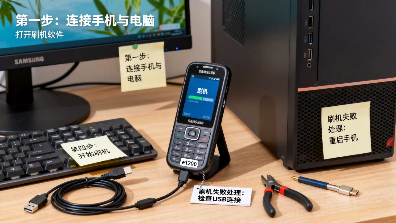 三星e1220刷机教程,三星e1220刷机失败怎么办 三星e1220刷机教程,三星e1220刷机失败怎么办