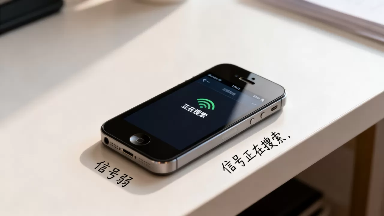 iphone5信号正在搜索怎么办，iphone5信号弱